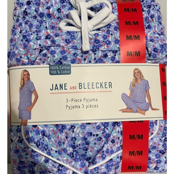 NIP Jane and Bleecker Women's 3 Piece Pyjama Set - Picture 4 of 4